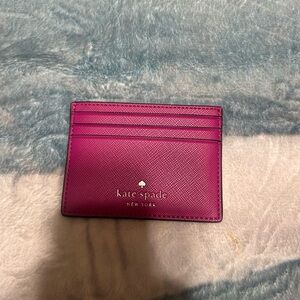 Kate Spade Vibrant Magenta Card Holder